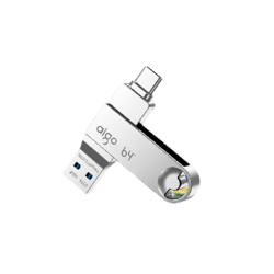 aigo 爱国者 U353 USB 3.2 固态U盘 银色 64GB Type-C