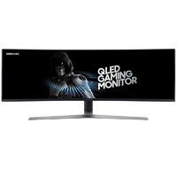 SAMSUNG 三星 C49HG90DMC 48.9英寸 VA 曲面 FreeSync 显示器（3840×1080、144Hz、125%sRGB、HDR600）