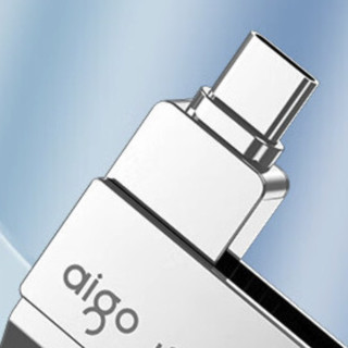 aigo 爱国者 U353 USB 3.2 固态U盘 银色 64GB Type-C