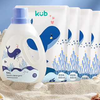 kub 可优比 鲸选系列 宝宝洗衣液 800ml
