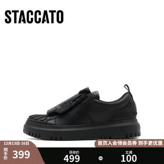 STACCATO 思加图 女士休闲鞋 9AY69CM1 黑色 34