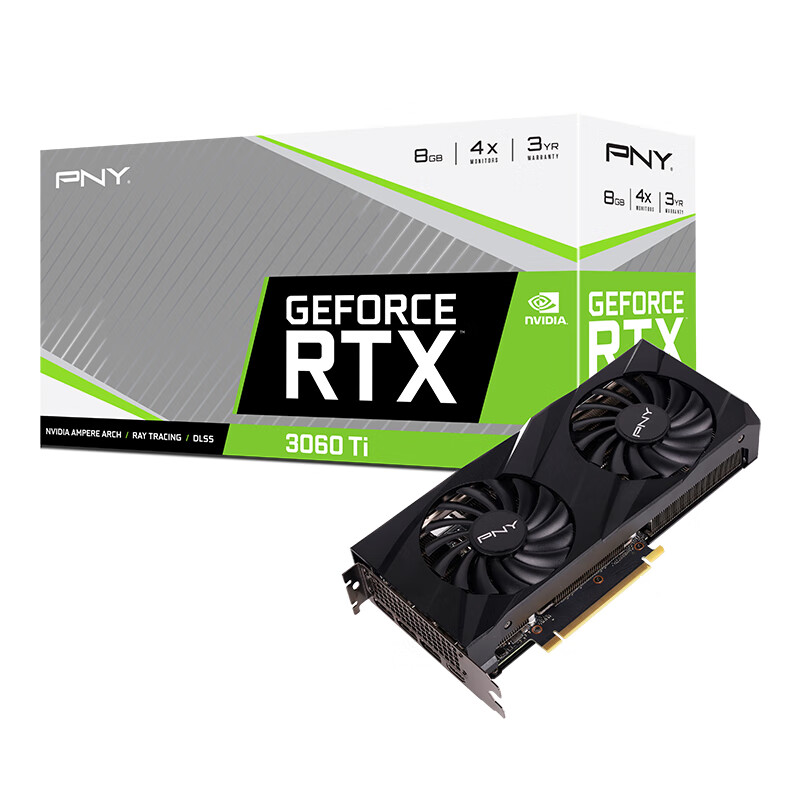 PNY 必恩威 GeForce RTX 3060 Ti 8GB VERTO 显卡 8GB
