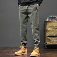 TONLION 唐狮 韩版时尚秋冬新款休闲裤帅气弹力舒适百搭宽松束脚裤