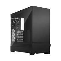 Fractal Design Pop Silent  黑色侧透机箱（简易时尚/主动降噪/低噪风扇/水冷支持）