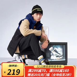 SKECHERS 斯凯奇 D'lites 3.0 男子休闲运动鞋 999299-WGRN 白色/绿色 39.5