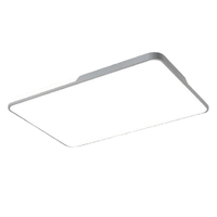  Lighting 雷士 NVC  铭宇系列 LED吸顶灯 108W 白灰色 900*600*105mm