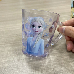 Disney 迪士尼 夏季新款水杯果汁饮料牛奶水杯刷牙漱口水晶杯