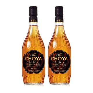 CHOYA 俏雅 黑金 本格梅酒 14%vol 720ml*2瓶