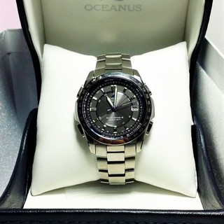 CASIO 卡西欧 OCEANUS海神系列 42毫米太阳能电波腕表 OCW-T100TD-1A