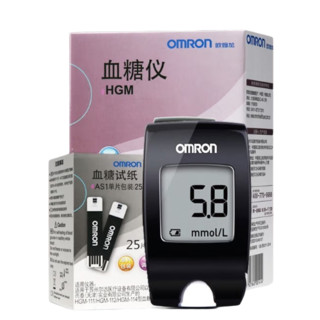 OMRON 欧姆龙 HGM-114 血糖仪 25片血糖试纸+25支针头+25片棉片