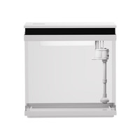 SUNSUN 森森 超白玻璃一体小鱼缸HNE480款小型桌面水族箱免换水金鱼缸水族箱
