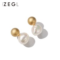 ZENGLIU 女士异性珍珠耳钉 ZL2571