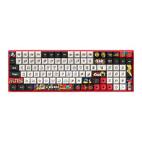IQUNIX F97 涂鸦日记 100键 2.4G蓝牙 多模无线机械键盘 红色涂鸦 TTC ACE轴