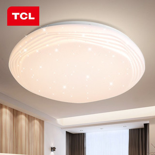 TCL 照明灯饰 LED吸顶灯 灯具 春晖-24W三色调光直径38cm（带满天星效果）