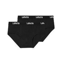限尺码：Levi's 李维斯 男士针织LOGO内裤 2件装 87619-0072