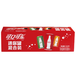 Coca-Cola 可口可乐 汽水 200ml*12听 （可口可乐200ml*4听+雪碧200ml*4听+橙味芬达200ml*4听）