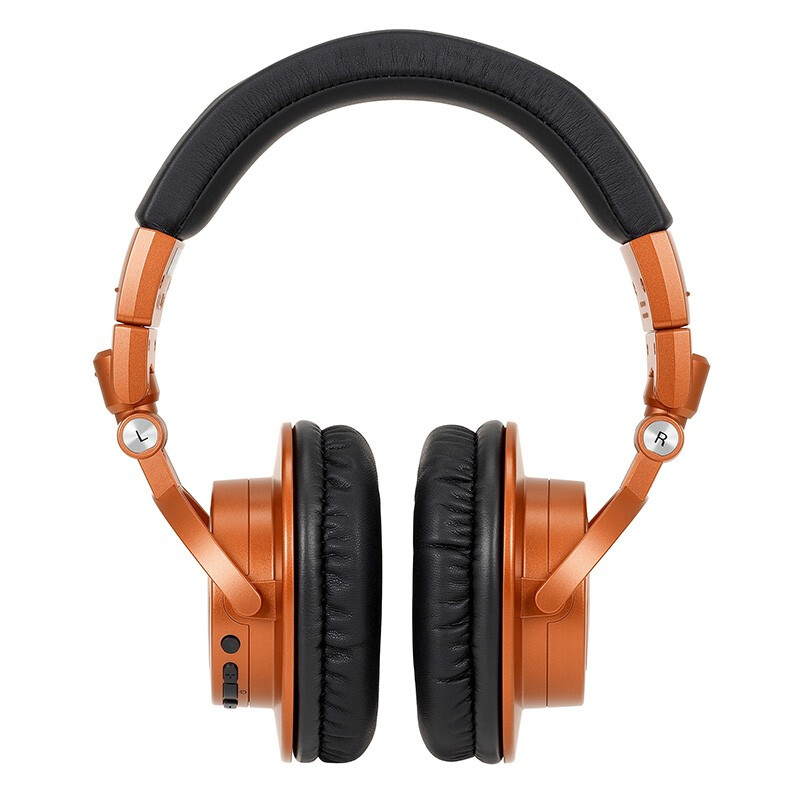 audio-technica 铁三角 ATH-M50XBT2 MO 头戴式监听蓝牙耳机（耳罩）夜盏橙