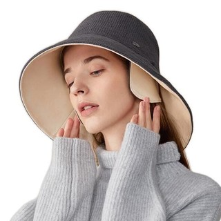 Beneunder 蕉下 穹顶系列 女士防晒保暖护耳帽 芦穗灰/米色