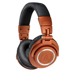 audio-technica 铁三角 ATH-M50XBT2 MO 头戴式监听蓝牙耳机（耳罩）夜盏橙