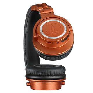 audio-technica 铁三角 ATH-M50XBT2 MO 头戴式监听蓝牙耳机（耳罩）夜盏橙