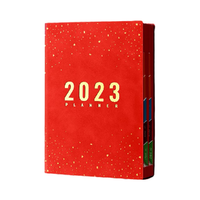 慢作 2023年 A5日程笔记本 星空款 开运红 单本装