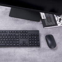 MI 小米 无线键鼠套装键盘鼠标轻薄便携办公笔记本USB电脑外设无线