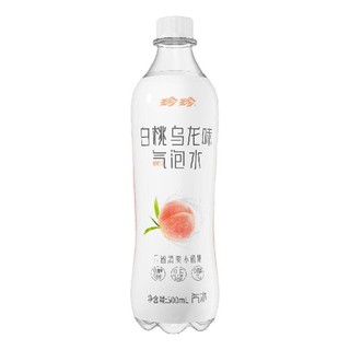 珍珍 无糖气泡水 白桃乌龙味 500ml*15瓶