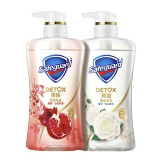 Safeguard 舒肤佳 排浊沐浴露套装 (焕肤红石榴540ml+柔护山茶花540ml)