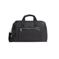 Calvin Klein 男士黑色LOGO织物包袋手提包