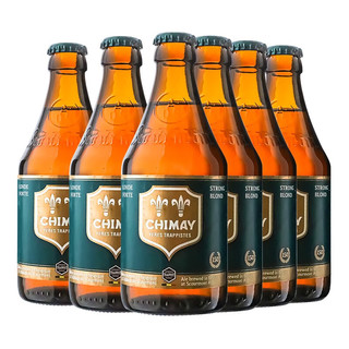 CHIMAY 智美 比利时原装进口修道院精酿啤酒高度啤酒 智美绿帽6瓶（纪念款）
