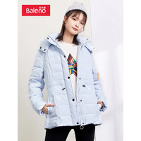 Baleno 班尼路 女士中长款棉服 88037971