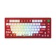 MOJIKE 魔极客 M1 红色圣诞版 有线机械键盘 82键 白轴
