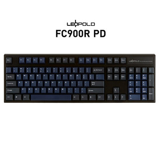 LEOPOLD 利奥博德 FC900R PD版 104键 有线机械键盘 深海 Cherry茶轴 无光