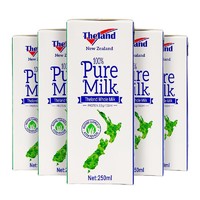限地区、有券的上：Theland 纽仕兰 高钙全脂纯牛奶 250ml*24盒