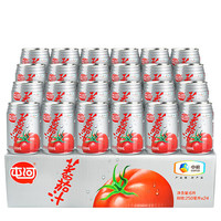 屯河 100%番茄汁 0添加蔗糖防腐剂果蔬汁番茄红素 250ml*24 中粮出品