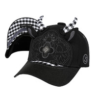 SWOFCARE思沃福3D刺绣时尚男女黑色棒球帽子牛年运动遮阳鸭舌帽