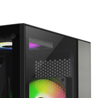 COLORFUL 七彩虹 十二代酷睿版 组装电脑（黑色、256GB SSD、酷睿i5-12400F、16GB）