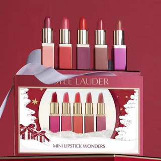 ESTEE LAUDER 雅诗兰黛 绝色倾慕唇膏迷你系列圣诞限定礼盒 (#缎光131 1.2g+#缎光541 1.2g+#缎光330 1.2g+#缎光561 1.2g+#润泽535 1.2g)