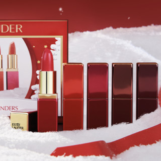 ESTEE LAUDER 雅诗兰黛 绝色倾慕唇膏迷你系列圣诞限定礼盒 (#缎光131 1.2g+#缎光541 1.2g+#缎光330 1.2g+#缎光561 1.2g+#润泽535 1.2g)