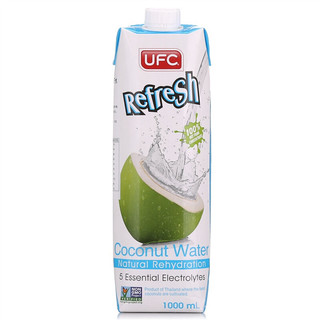 UFC 100%纯椰子水 1L*4瓶