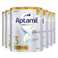 Aptamil 爱他美 白金 澳洲版 宝宝配方奶粉 3段 900g*6罐