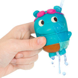 比乐B.toys河马回力船宝宝戏水玩具可拆洗喷水—河马的回