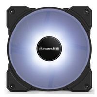 IPASON 攀升 GX 122新月 120mm 机箱散热风扇 3个装 白色