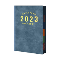 慢作 2023年 A5羊巴皮笔记本 牛仔蓝 单本装