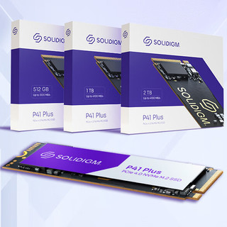 SOLIDIGM P41 PLUS NVMe M.2 固态硬盘 2TB（PCI-E4.0）