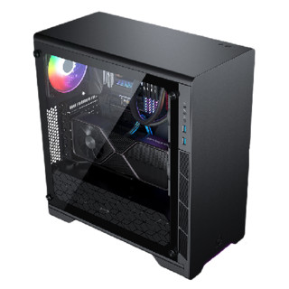 PHANTEKS 追风者 MG 510 RGB EATX机箱 半侧透 黑色 含电源 650W