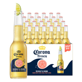 Corona 科罗娜 啤酒百威集团 果啤 海盐番石榴 墨西哥275ml*24瓶 啤酒整箱装