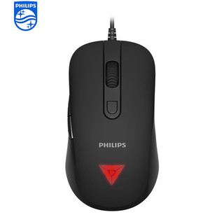 PHILIPS 飞利浦 SPK7223 有线鼠标  黑色