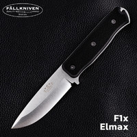 Fallkniven 福克尼文 瑞典进口fallkniven福克尼文新款elmax高硬度户外直刀 F1x  Elmax 钢本色