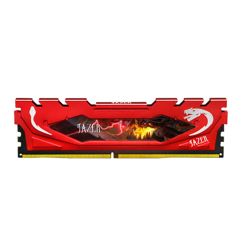 JAZER 棘蛇 赤霄系列 DDR4 3200MHz 台式机内存 马甲条